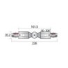 Integratech Flexibel corner for universal 3ph rail 7p