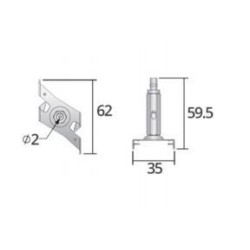 Integratech Suspension 3m for universal 3ph rail