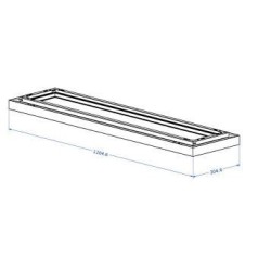 Integratech surface frame LEDpanel 30x120