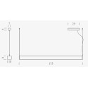 Nemo Tru horizontal down+down Hanglamp