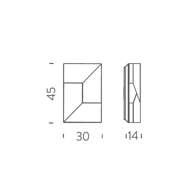 Nemo Wall Shadow moyen Wandlamp