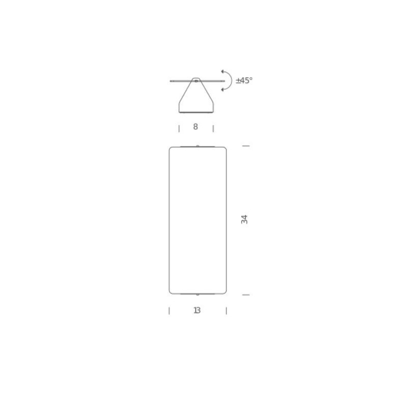 Nemo Applique à Volet Pivotant Double Wandlamp