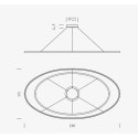 Nemo Ellisse Double Mega Hanglamp