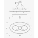 Nemo Ellisse Triple Hanglamp