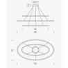 Nemo Ellisse Triple Hanging lamp