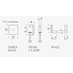 Nemo UNTITLED Linear Table lamp / wall lamp