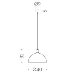 Nemo AM4C Suspension lamp