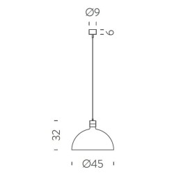 Nemo AM4Z Suspension lamp