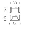 Nemo Borne Béton Petite outdoor IP44 Grondlamp