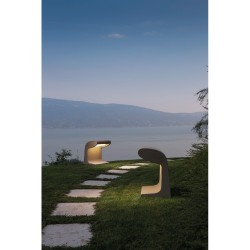 Nemo Borne Béton Petite outdoor IP44 Floor lamp