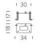 Nemo Borne Béton Petite indoor LED Table lamp