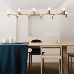 Nemo Crown plana linea Suspension lamp