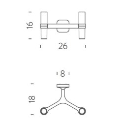 Nemo Crown 2 Wall lamp
