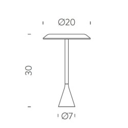 Nemo Panama mini battery Table lamp