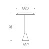 Nemo Panama mini Table lamp