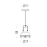 Nemo Projecteur 165 Suspension lamp