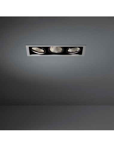 Modular Mini multiple for smartrings 3x LED GE Inbouwlamp