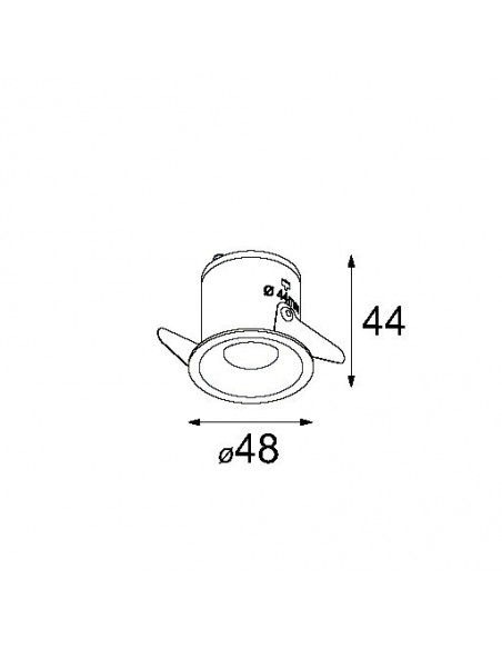 Modular Smart cake 48 LED GE Inbouwlamp