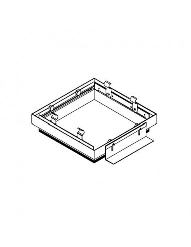 Modular Recessed frame Mini multiple trimless 4x