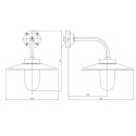 Tekna NAUTIC QUAY LIGHT 90° Wandlamp
