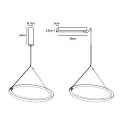 Jacco Maris Ace ø 110cm suspension lamp