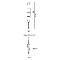 Foscarini Havana Outdoor Stake-Mounted lighting object