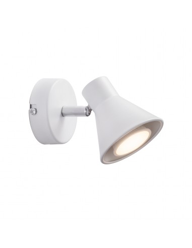 Nordlux Eik wandlamp - draai- en kantelbaar - GU10 - 200 cm lang snoer - wit