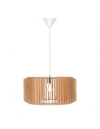 Hanglamp Asti van houtlamellen, Ø 50 cm