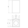 BRICK IN THE WALL Beammeup Square 50 LED 700 lm CRI80 remote driver