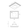BRICK IN THE WALL Enola 50 IP20 LED WARMDIM