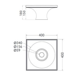 BRICK IN THE WALL Fusion S 50 IP20 LED 700 lm CRI80 remote driver
