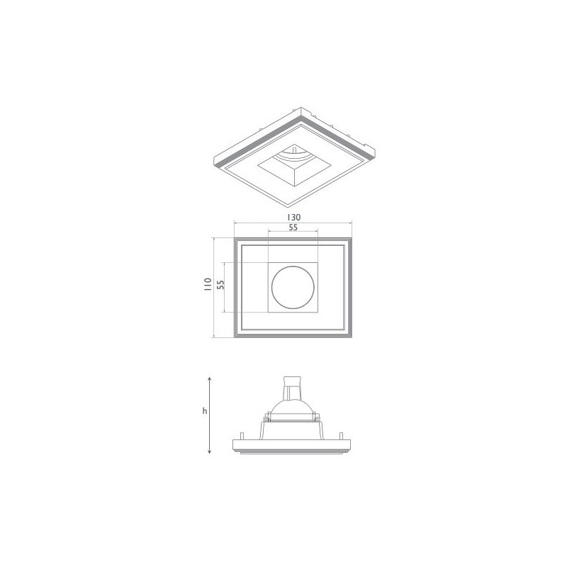 BRICK IN THE WALL Indox 30 IP54 Bathroom LED 600 lm remote driver