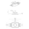 BRICK IN THE WALL Indox 50 Mini IP54 Bathroom LED 500 lm WARMDIM