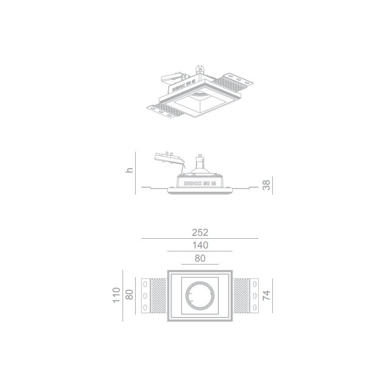 BRICK IN THE WALL Indox 50 Mini Es IP20