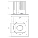BRICK IN THE WALL Indox R 50 IP54 Bathoom LED 500 lm CRI80 remote driver WARMDIM