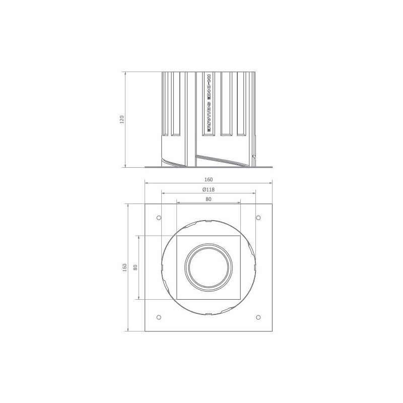 BRICK IN THE WALL Indox R 50 Es IP20