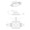 BRICK IN THE WALL Indox 50 IP54 Bathroom LED WARMDIM