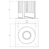 BRICK IN THE WALL Level R 50 IP54 Bathroom LED 500 lm remote driver Fix WARMDIM