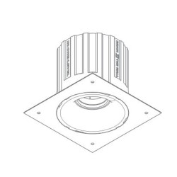 BRICK IN THE WALL Level R 50 IP54 Outdoor LED 500 lm remote driver Fix WARMDIM