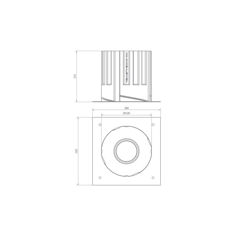 BRICK IN THE WALL Level R 50 Es IP54 Bathroom