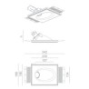 BRICK IN THE WALL Mist 50 IP54 Bathroom LED WARMDIM