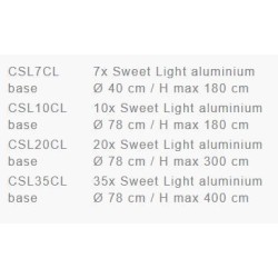 Catellani & Smith Sweet Light 10 X Sl Round Base