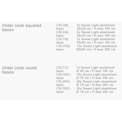 Catellani & Smith Sweet Light 20 X Sl Round Base