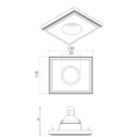 BRICK IN THE WALL Pixo 30 IP20 LED 200 lm real spot remote driver