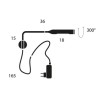 LUMINA FLO WALL (with cable/adaptor) Wall