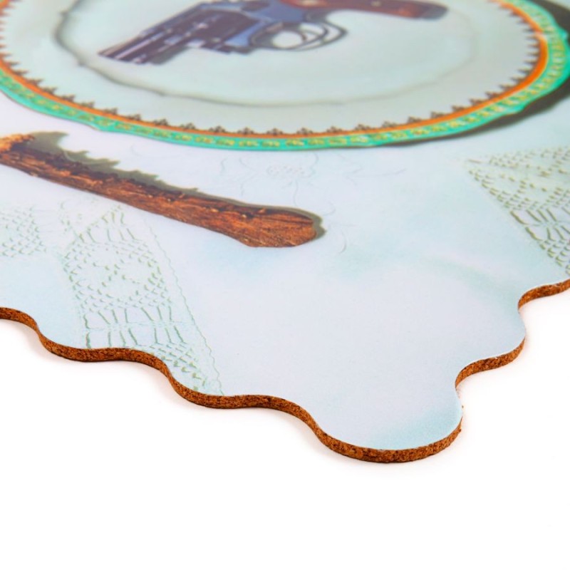 SELETTI TOILETPAPER Tafelmat 30,7 x 45,7 cm Kurk - Bon Appetit