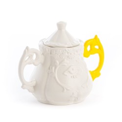 SELETTI I-WARES Sugar bowl ø 13 cm with col. Handle