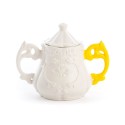SELETTI I-WARES Suikerpot ø 13 cm met col. Handvat