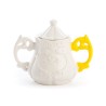 SELETTI I-WARES Sugar bowl ø 13 cm with col. Handle