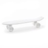 SELETTI MEMORABILIA WHITE AND GOLD 58 x 15 cm - Skateboard